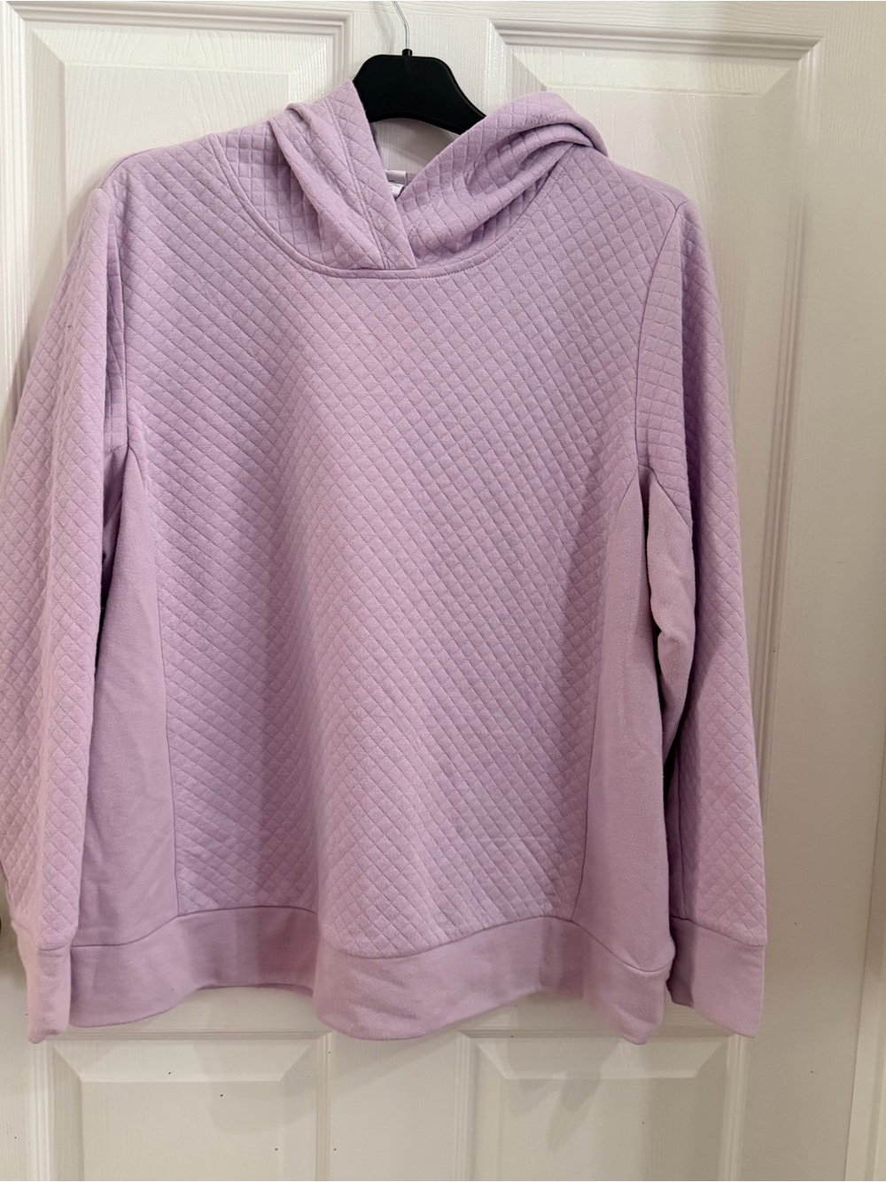 Livi Lane Bryant Quilted Lavender Hoodie